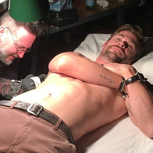 Chris Hemsworth tattoo