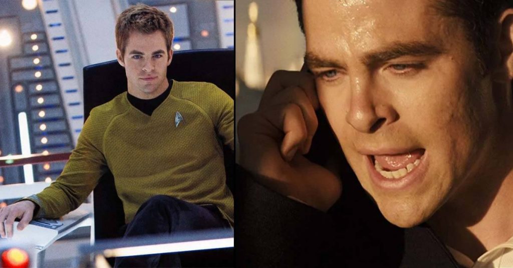 Chris Pine in Star Trek (2009) & Jack Ryan: Shadow Recruit (2014)