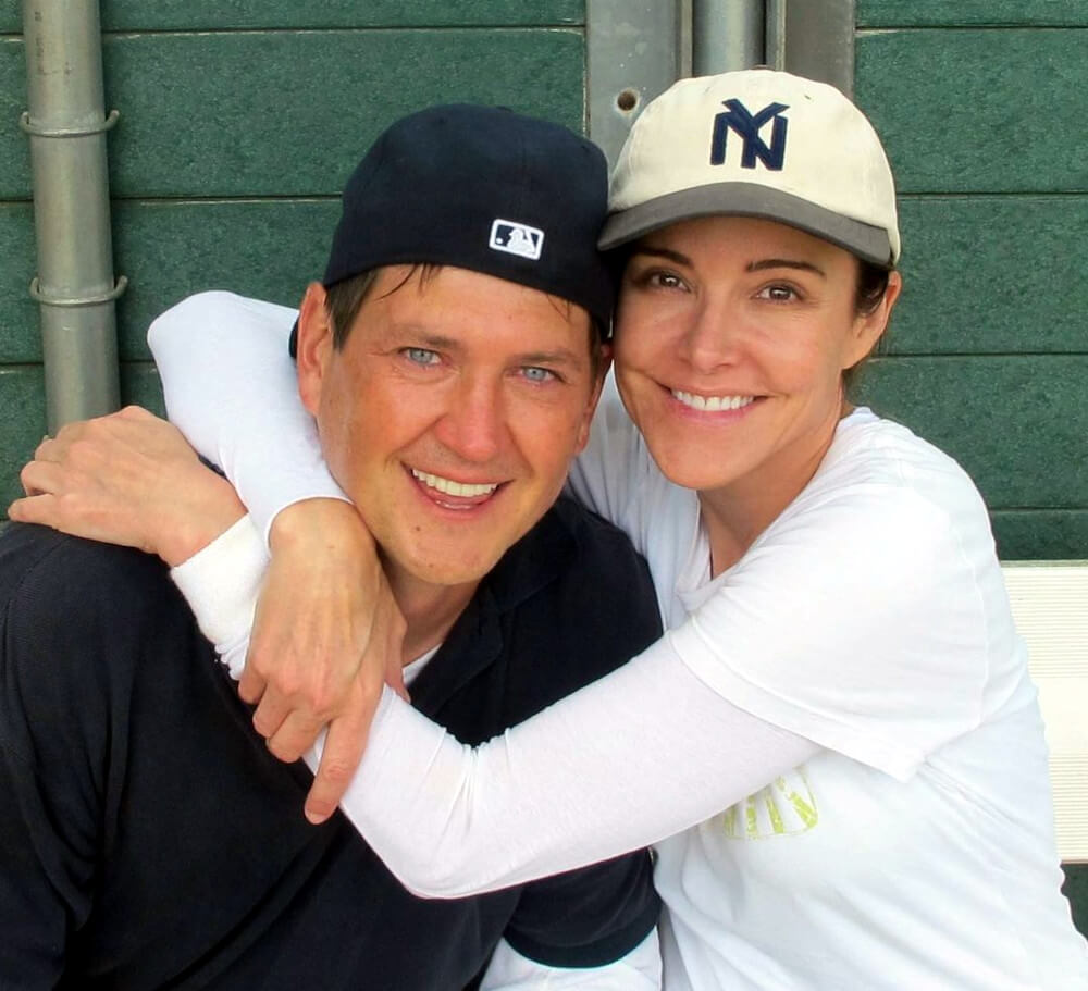 Christa Miller with her husband Bill Lawrence