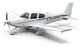 Cirrus SR22 plane