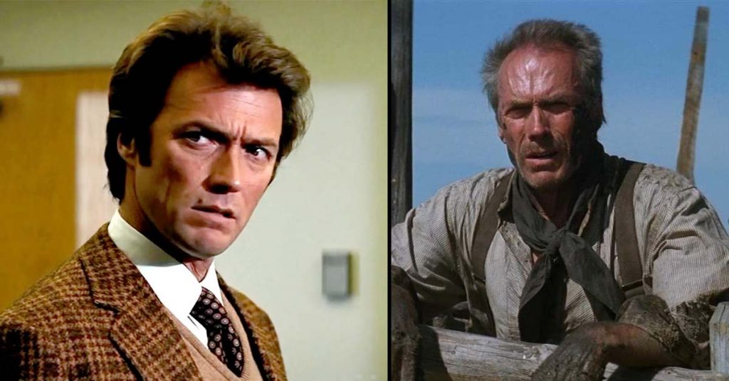 Clint Eastwood in Dirty Harry (1971) & Unforgiven (1992)