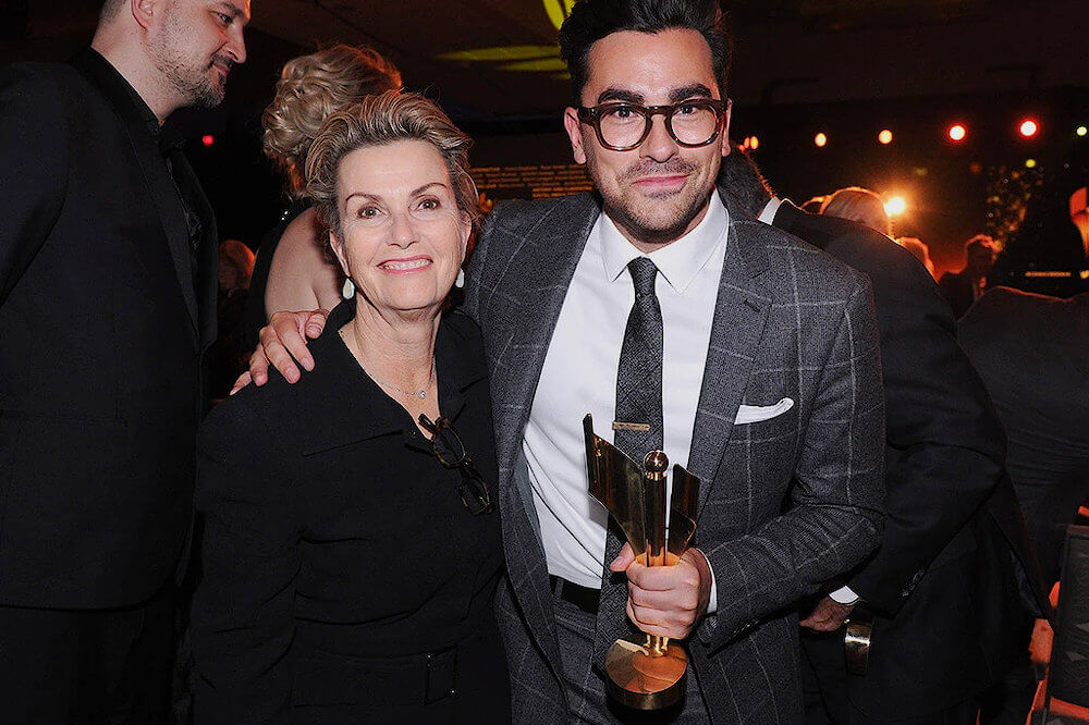 Dan Levy with mother Deborah Divine