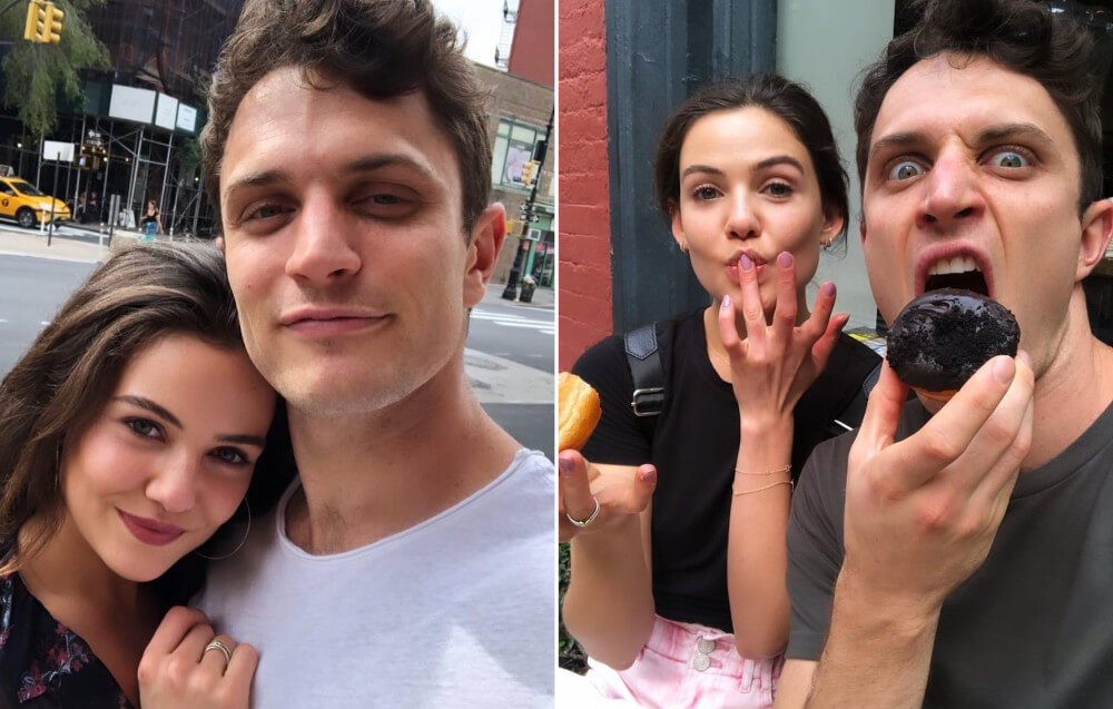 Danielle Campbell and her boyfriend Colin Woodell