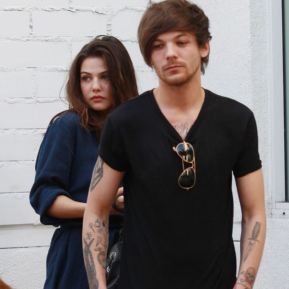 Danielle Campbell and ex boyfriend Louis Tomlinson