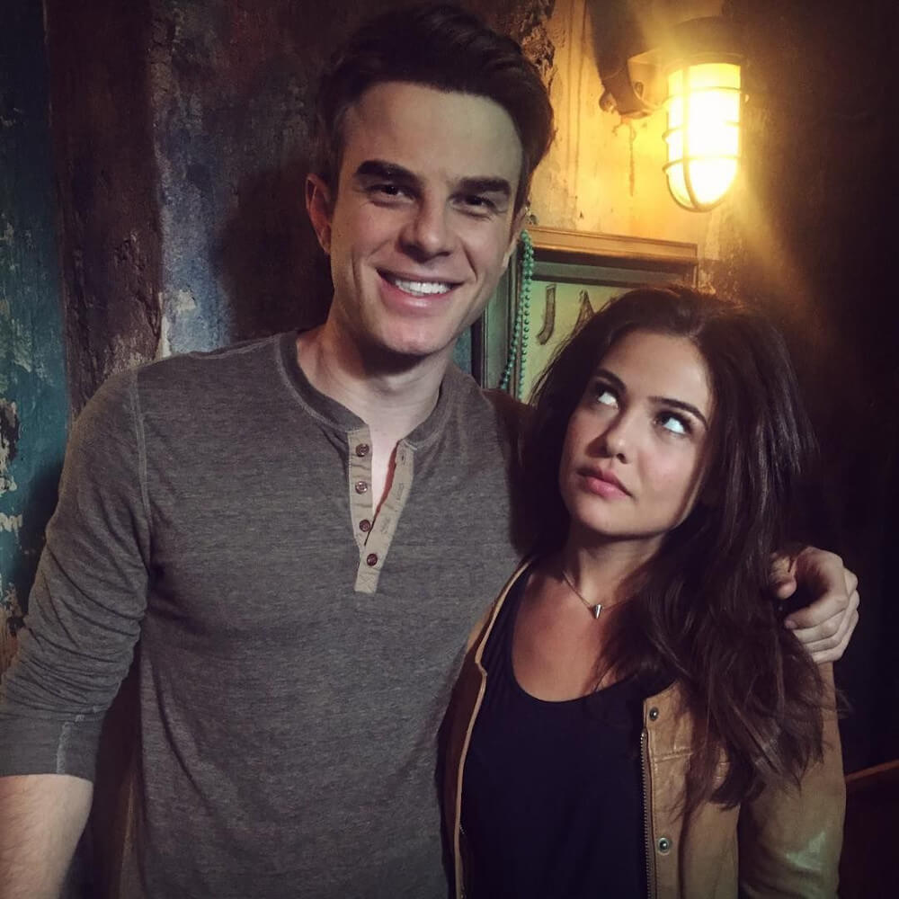 Danielle Campbell with Nathaniel Buzolic