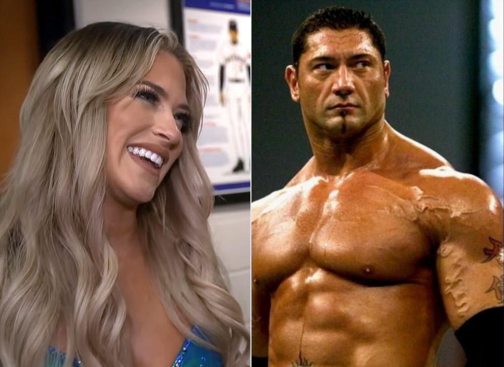 Dave Bautista dated Kelly Kelly for several months