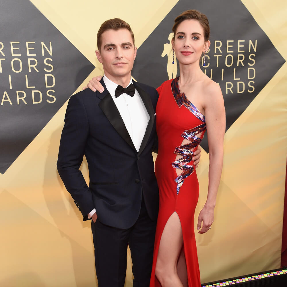 Dave Franco and his wife Alison Brie