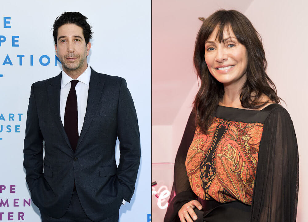 David Schwimmer and ex girlfriend Natalie Imbruglia