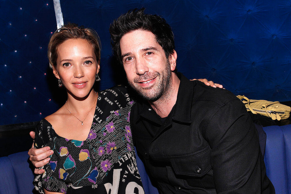 David Schwimmer with ex-wife Zoe Buckman