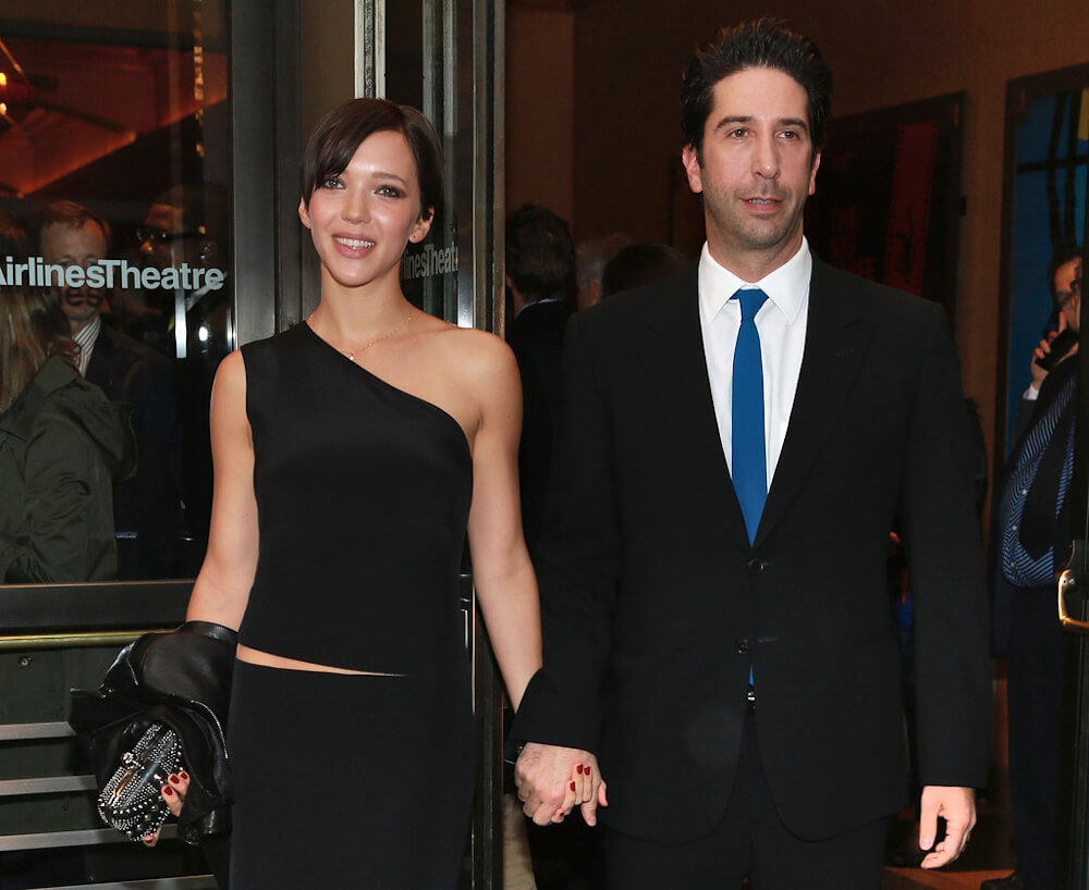 David Schwimmer with now ex wife Zoe Buckman