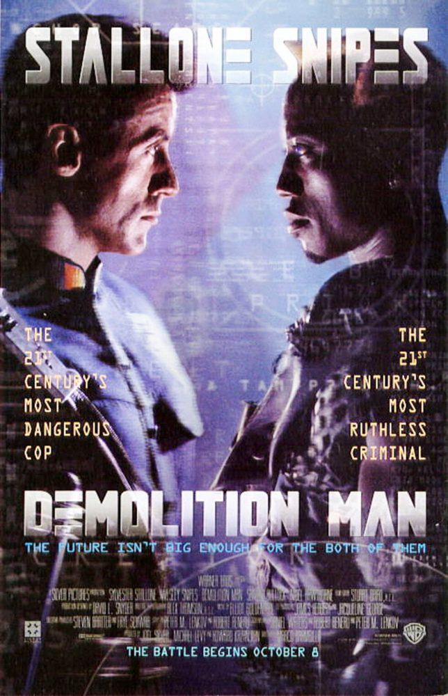 Demolition Man 1993 poster