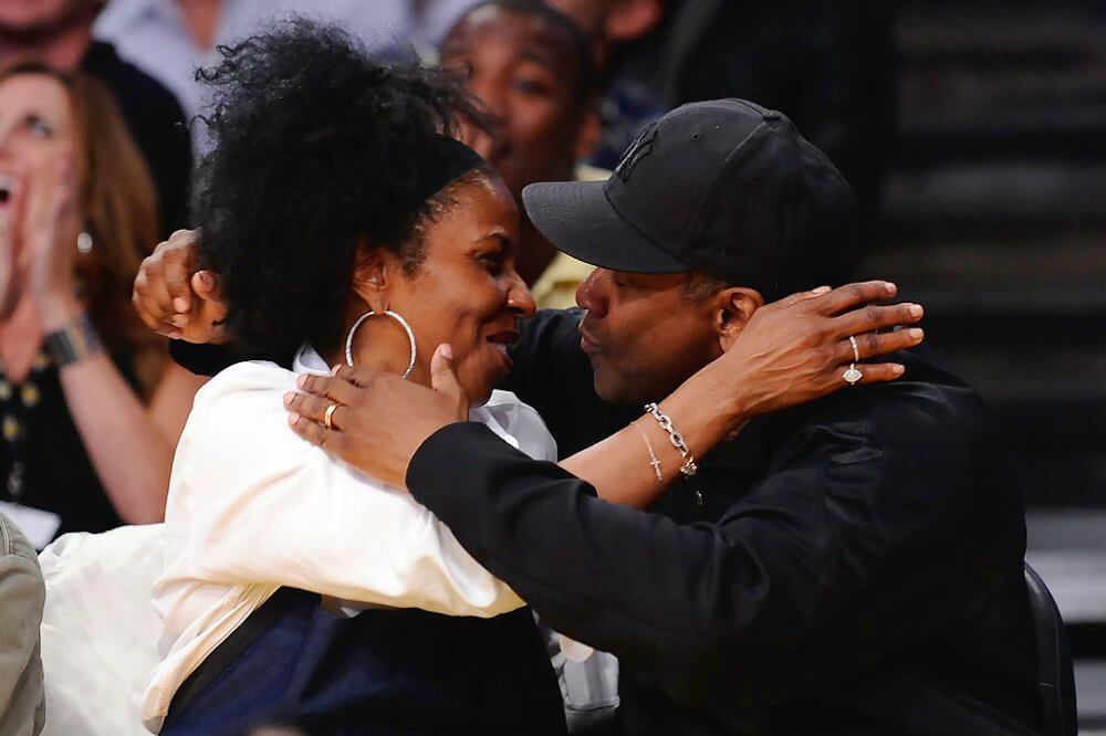 Denzel Washington and wife Pauletta Pearson Washington