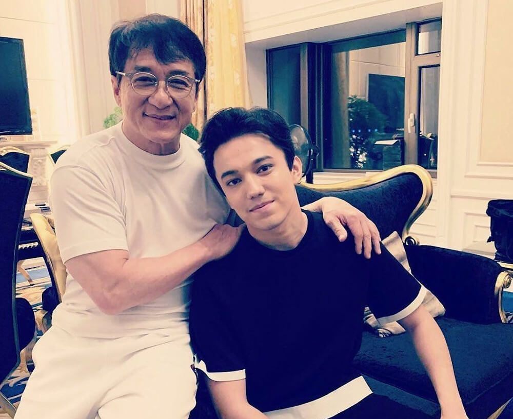 Dimash Kudaibergen with Jackie Chan