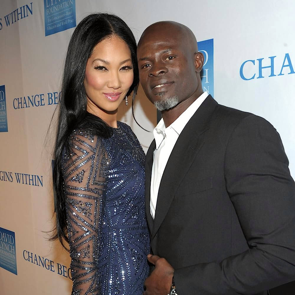 Djimon Hounsou wife Kimora Lee Simmons