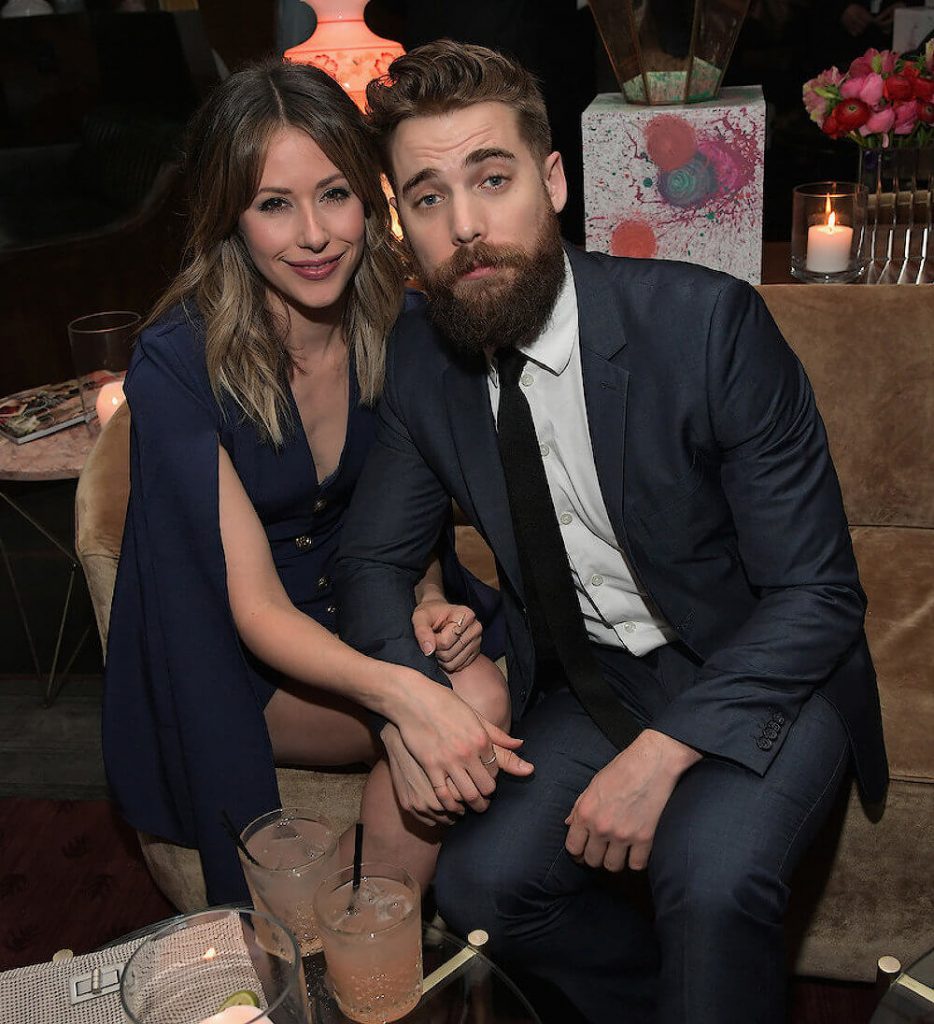 Dustin Milligan and current girlfriend Amanda Crew