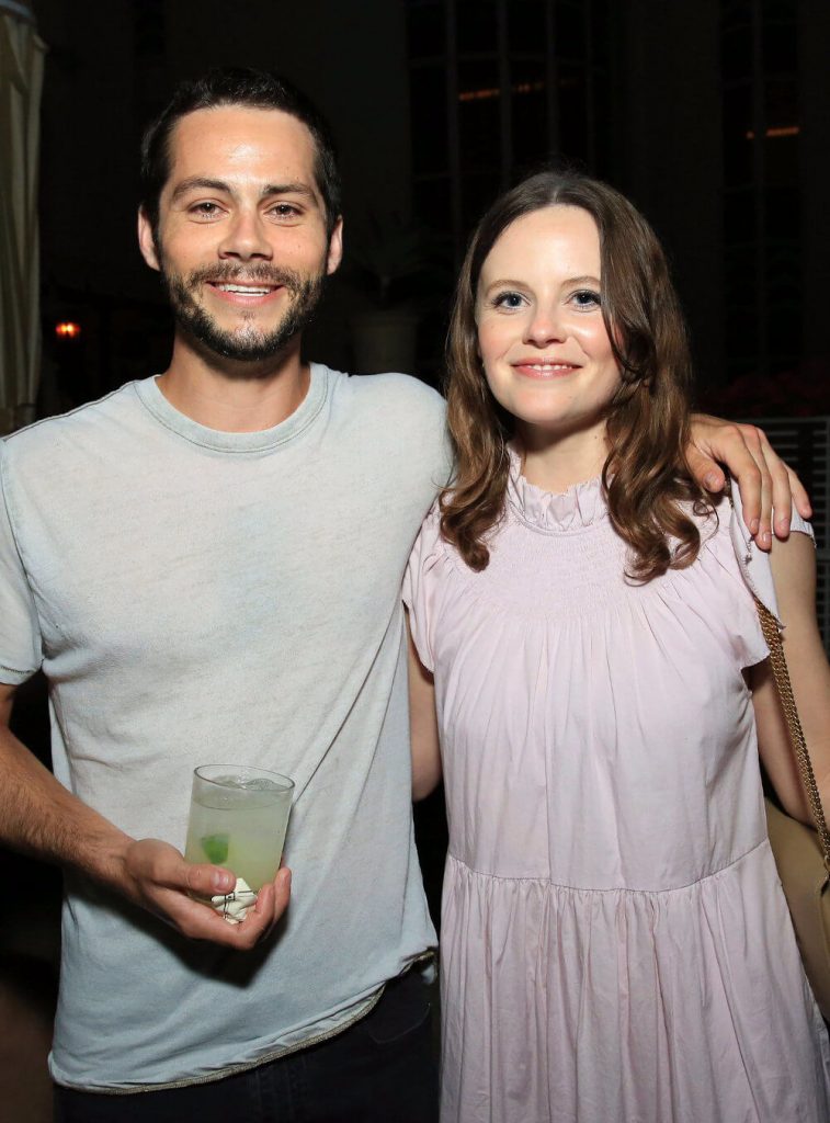 Dylan O'Brien Life-Size Cardboard Cutout With Bonus Mini Cutout - Grey Shirt - Party Prop