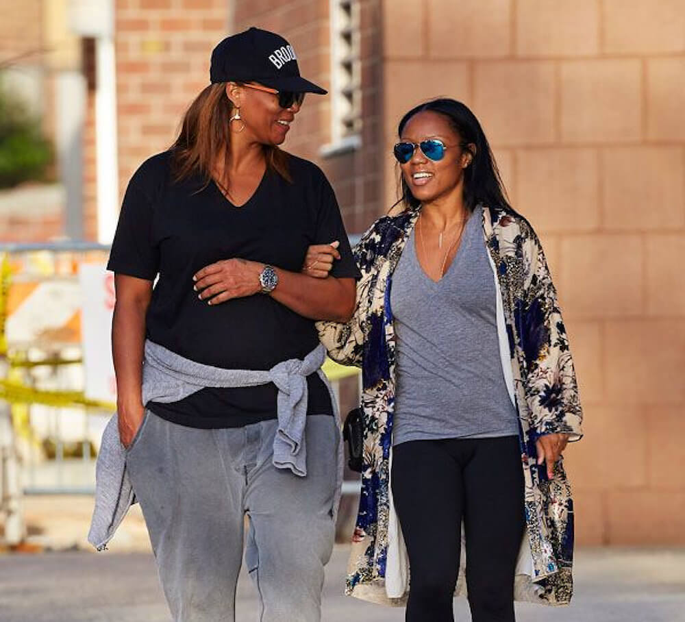 Queen Latifah with current girlfriend Eboni Nichols