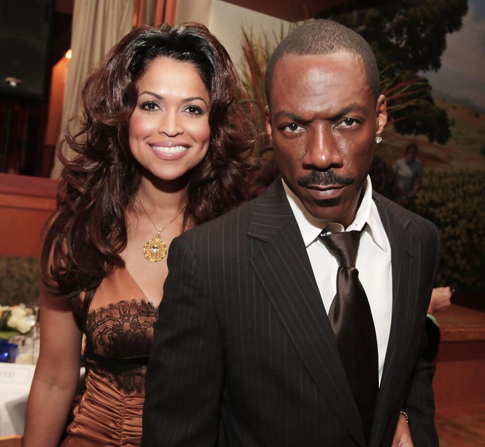 Eddie Murphy and his ex wife Tracey E. Edmonds