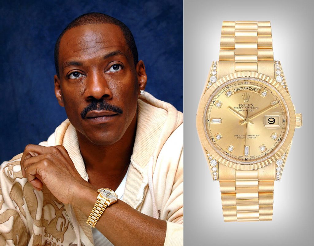 Eddie Murphy's Rolex Day Date Gold