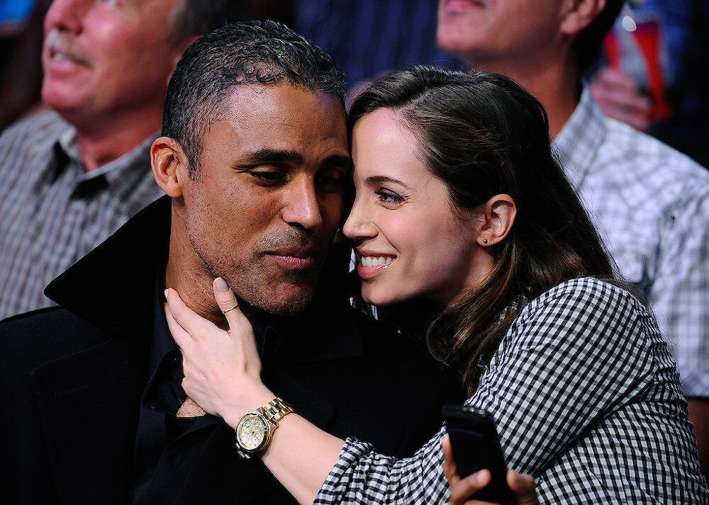 Eliza Dushku and ex boyfriend Rick Fox