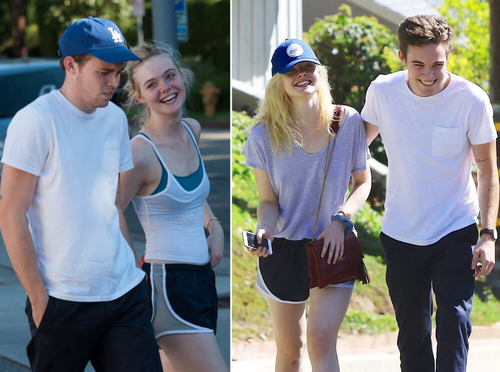 Elle Fanning and ex boyfriend Zalman Band