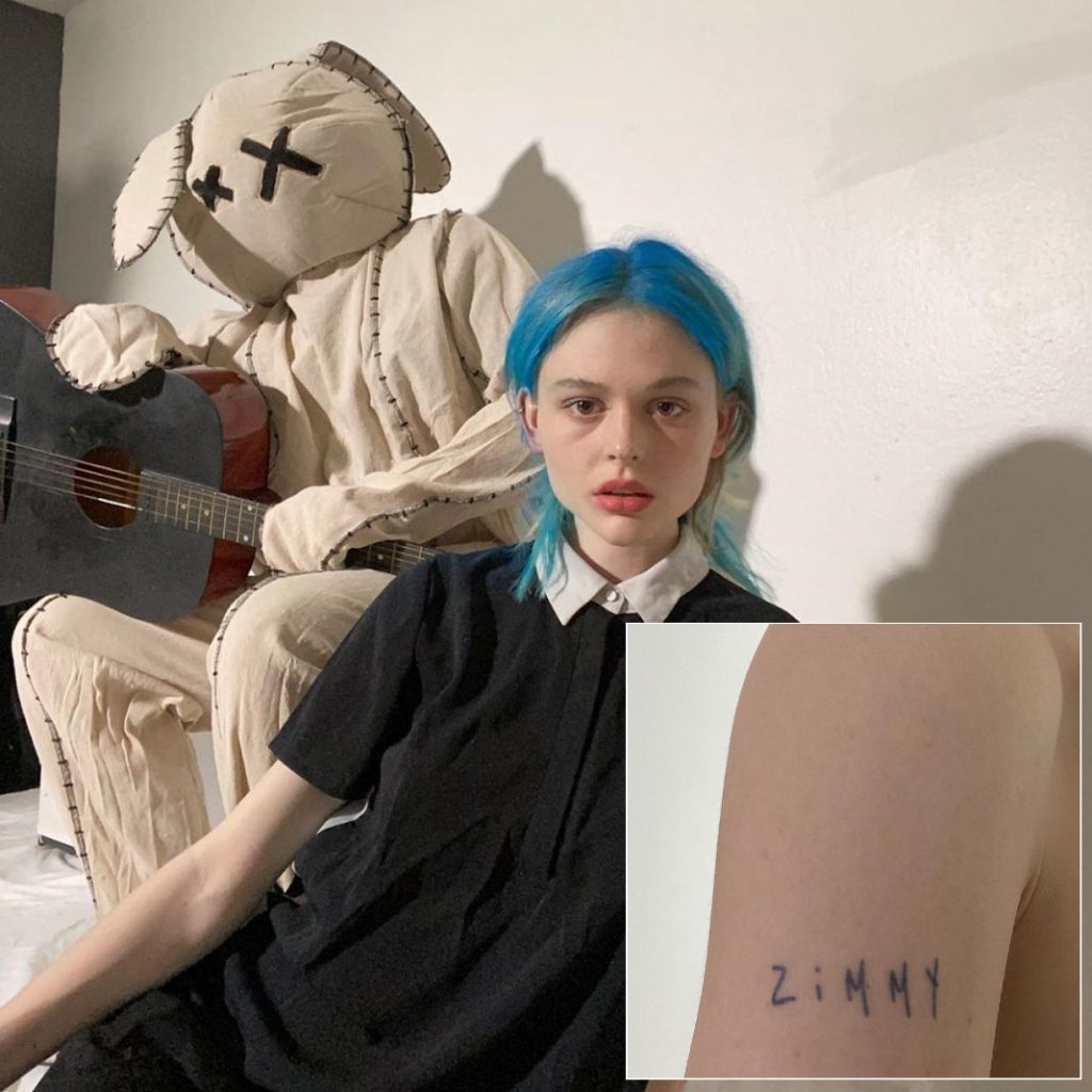 Emily Alyn Lind Zimmy Tattoo