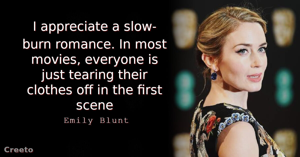 Top 10 Emily Blunt Quotes & Sayings