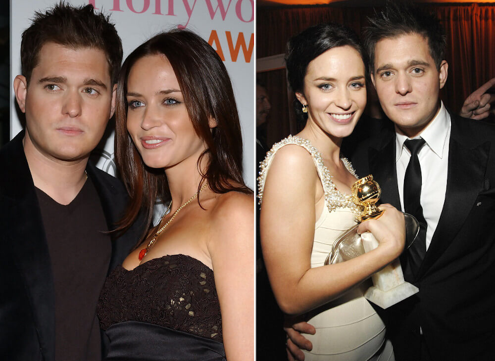 Emily Blunt and ex boyfriend Michael Buble