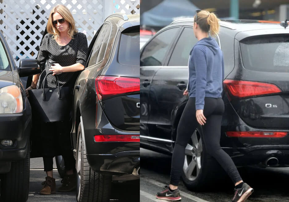 Emily Blunt cars, audi Q5