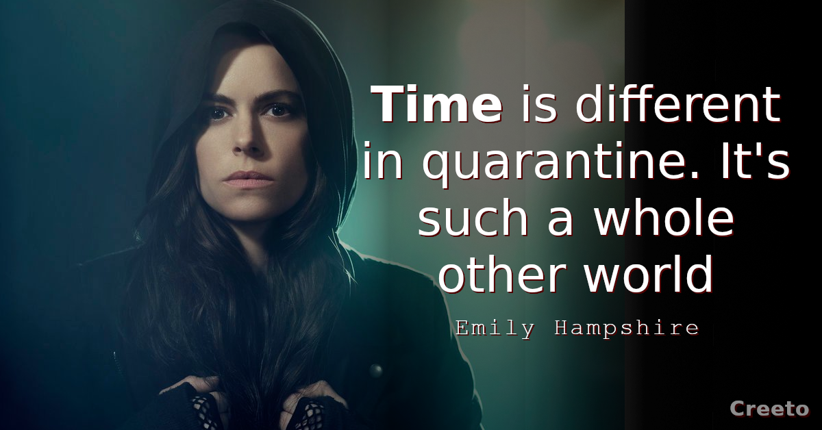 Emily Hampshire quotes