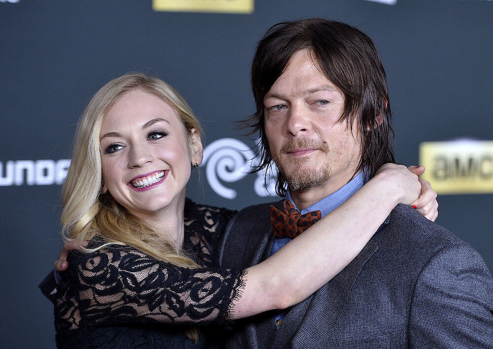 Emily Kinney with Norman Reedus