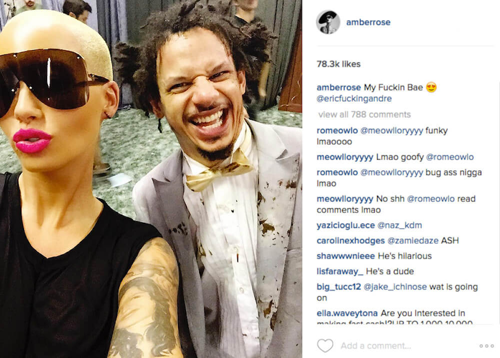 Eric Andre and Amber Rose rumored affair