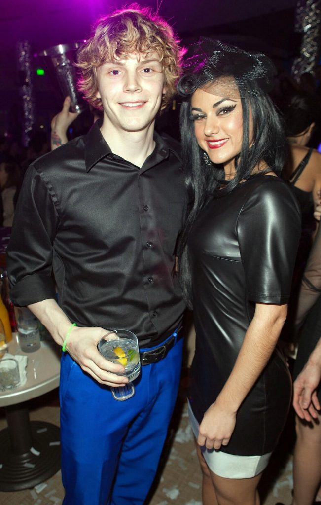 Evan Peters and ex gf Alexia Quinn