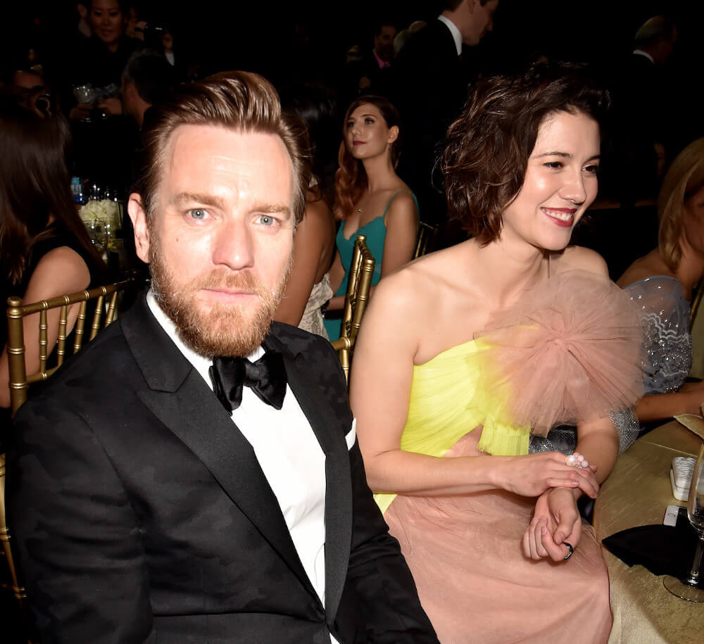 Ewan McGregor with his current wife Mary Elizabeth Winstead