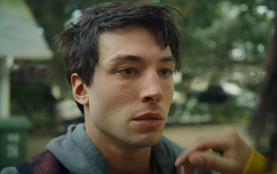 Ezra Miller in the flash movie