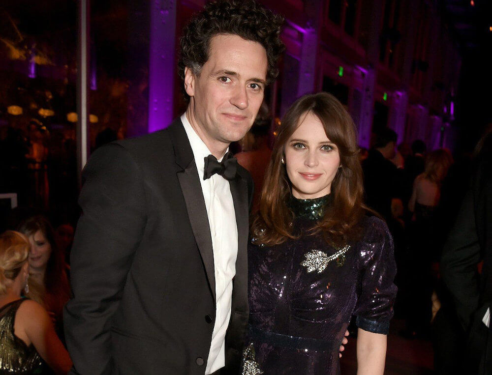 Felicity Jones and husband Charles Guard