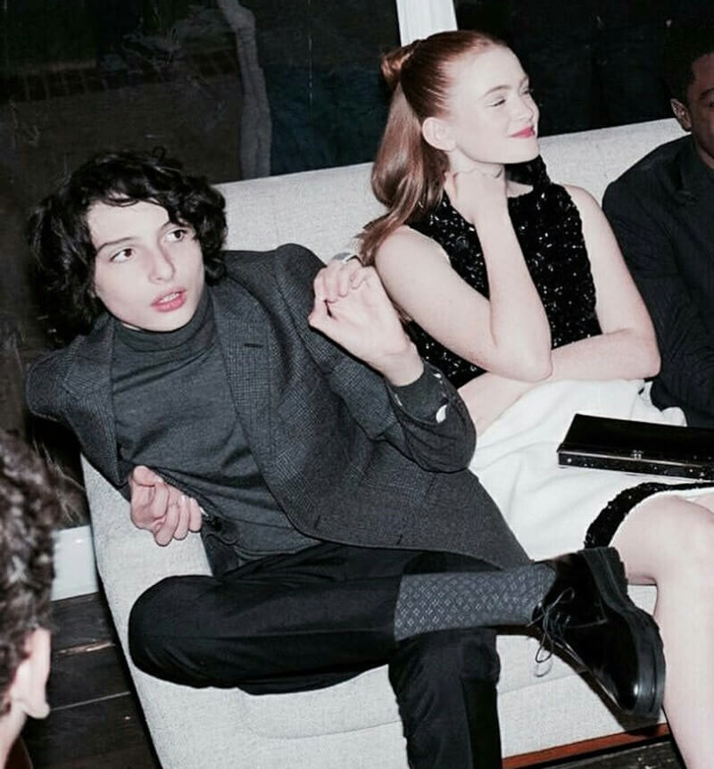 Finn Wolfhard and Sadie Sink