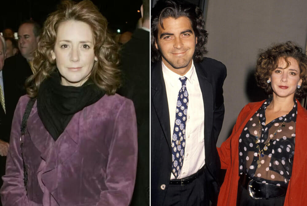 George Clooney and his first wife Talia Balsam