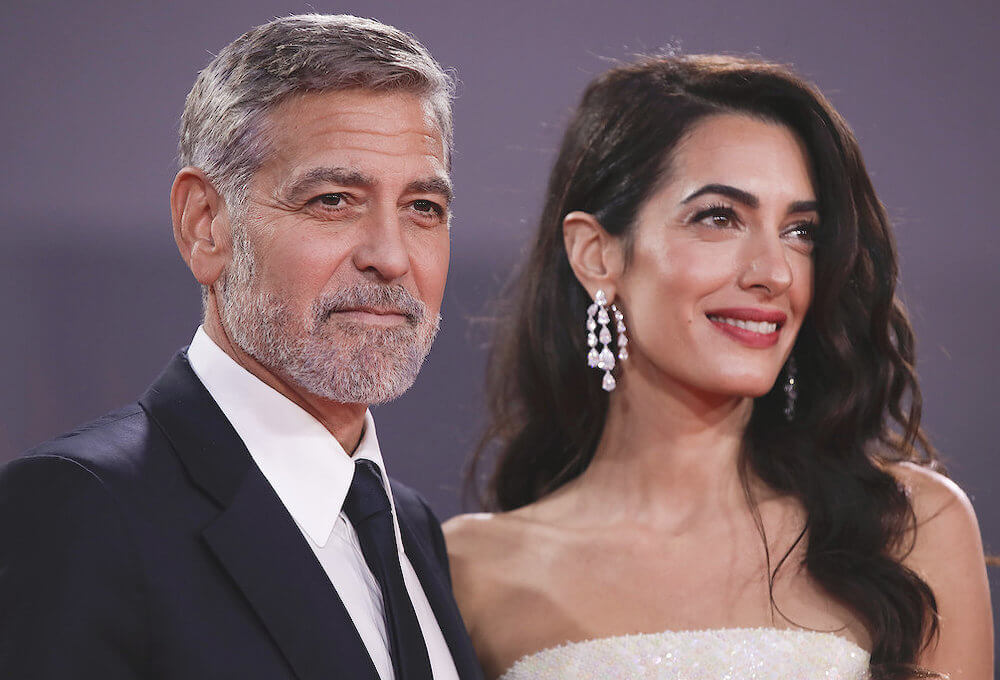 George Clooney and his wife Amal Alamuddin