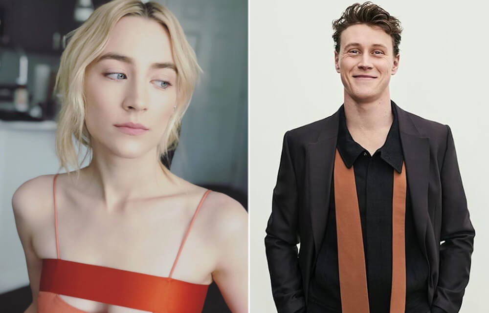 George Mackay and ex girlfriend Saoirse Ronan