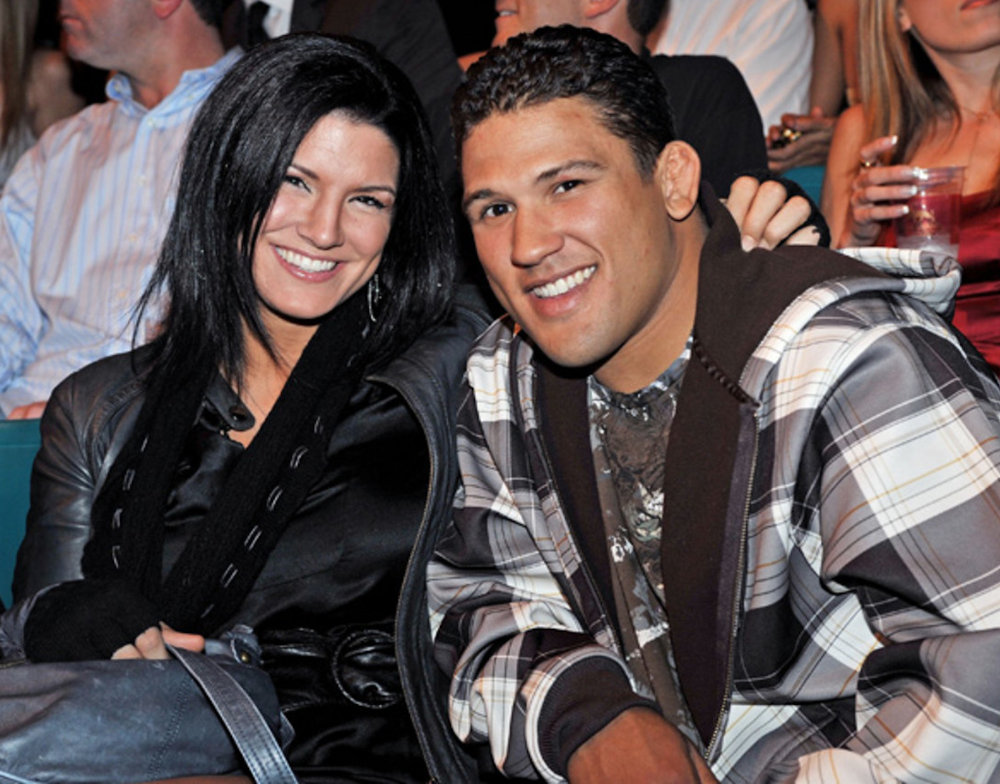 Gina Carano and Tyson Griffin