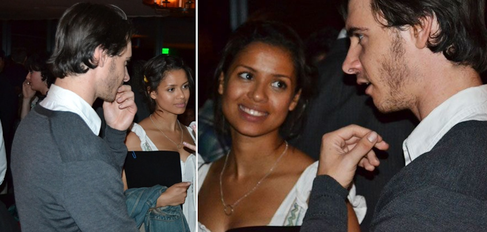 Gugu Mbatha-Raw with boyfriend Harry Lloyd