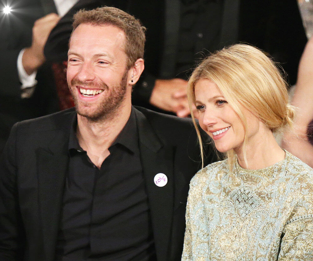 Gwyneth Paltrow with ex husband Chris Martin