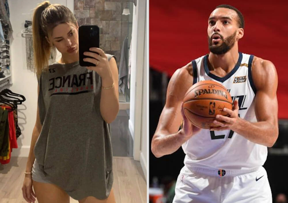 Hannah Stocking is dating Rudy Gobert