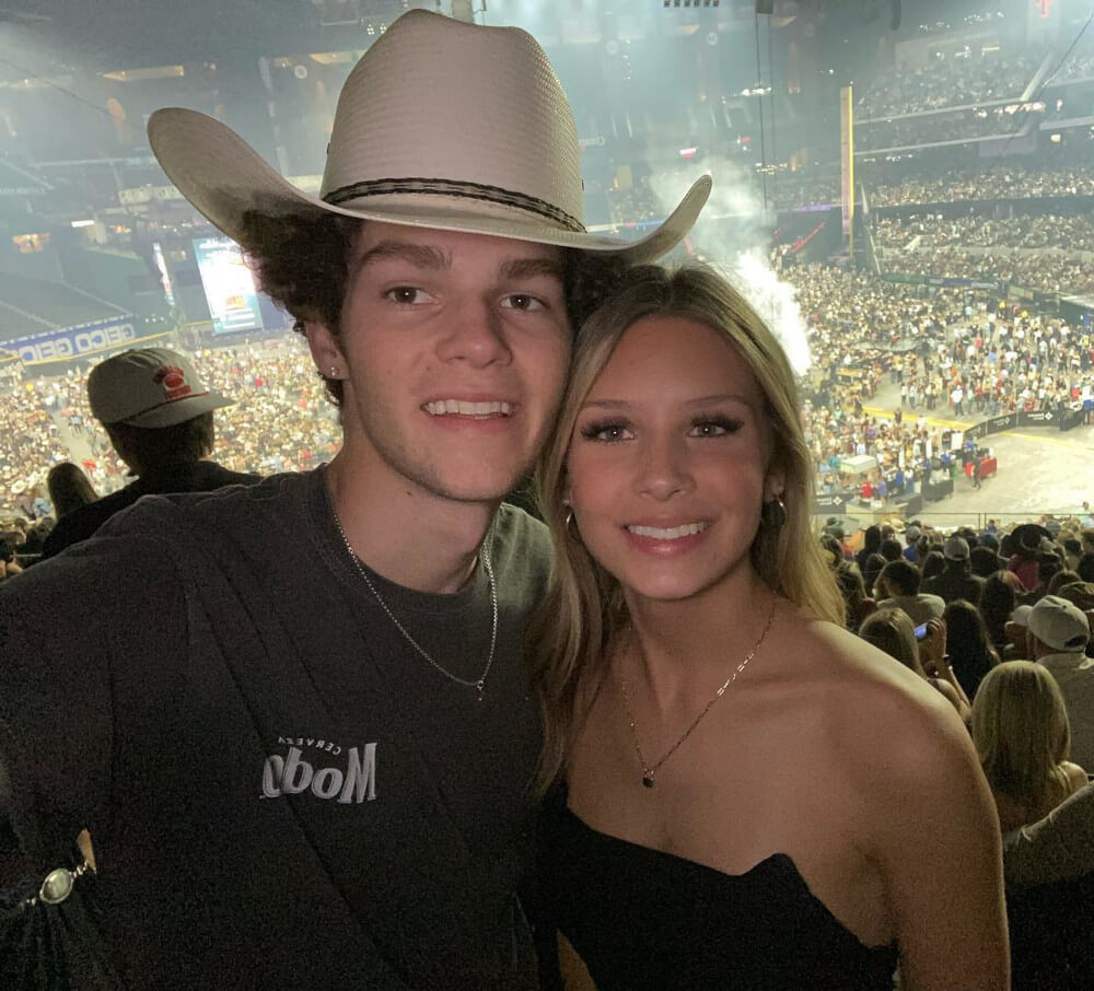 Hayden Summerall and his current girlfriend Ashlee Nicole Molck