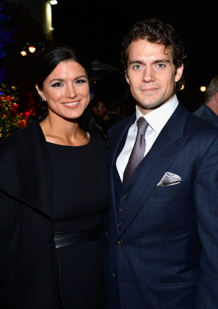 Henry Cavill and ex girlfriend Gina Carano