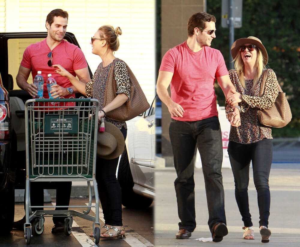 Henry Cavill and his girlfriend Kaley Cuoco