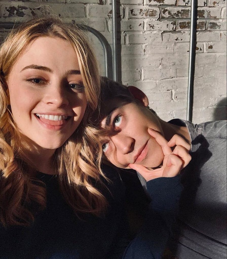 Hero Fiennes Tiffin and girlfriend Josephine Langford