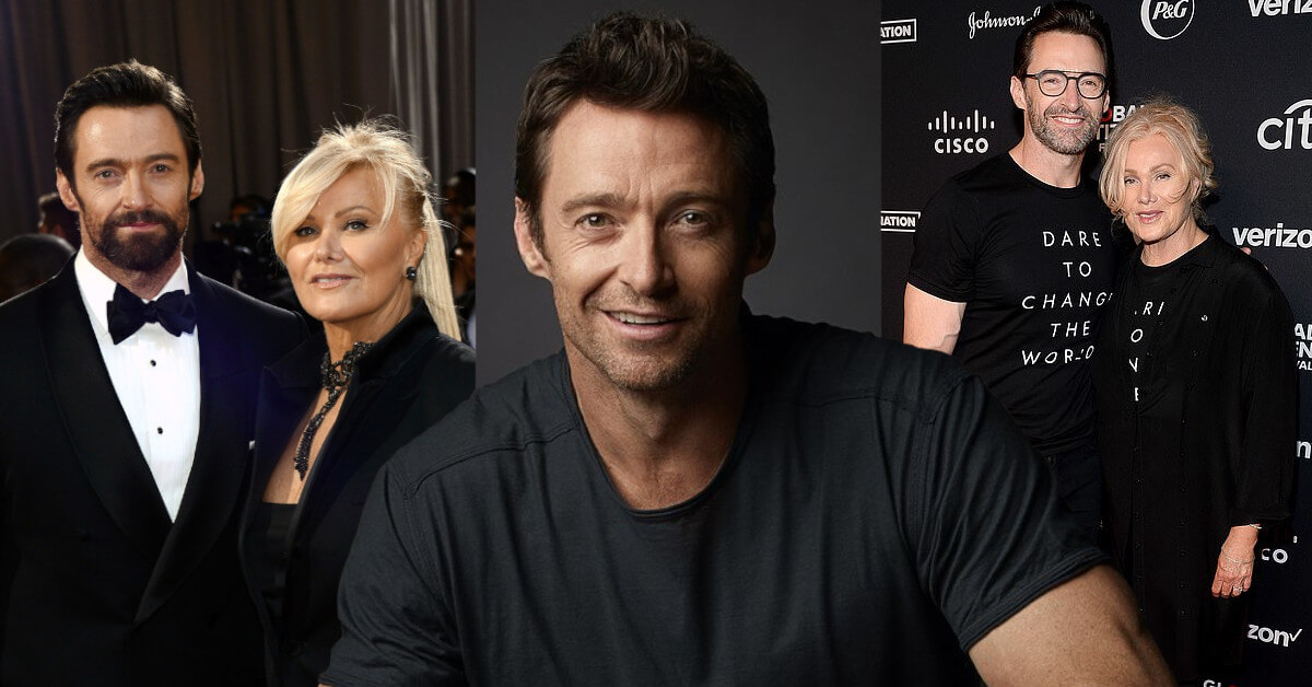 Hugh Jackman with his wife, Deborra-Lee