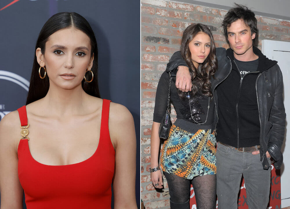 Ian Somerhalder and ex girlfriend Nina Dobrev